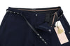Blue Polyester Trousers
