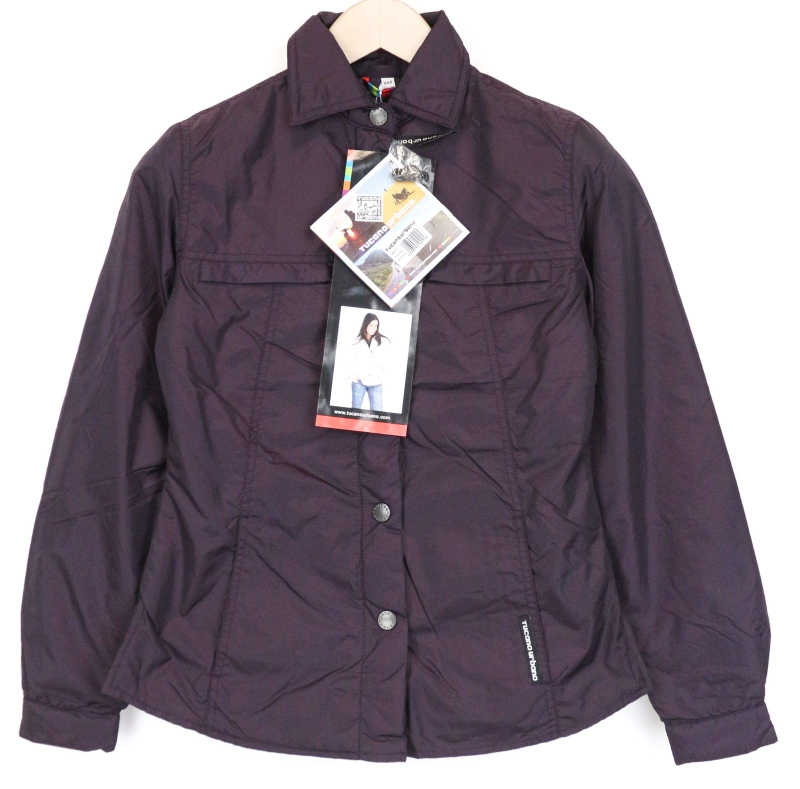 TUCANO URBANO Lori Women Jacket 2XS Blackberry Breathable Scooter Windproof