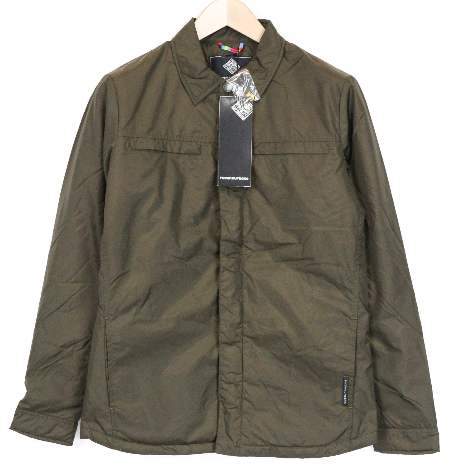 TUCANO URBANO Gomez Men Jacket IT44 XS Green Motorcycle Breathable Windproof