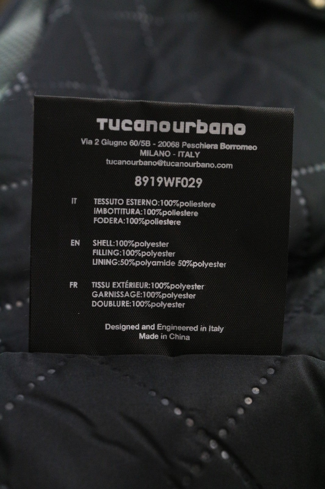 TUCANO URBANO Iris Women Jacket IT38 XS Black Scooter Windproof Breathable