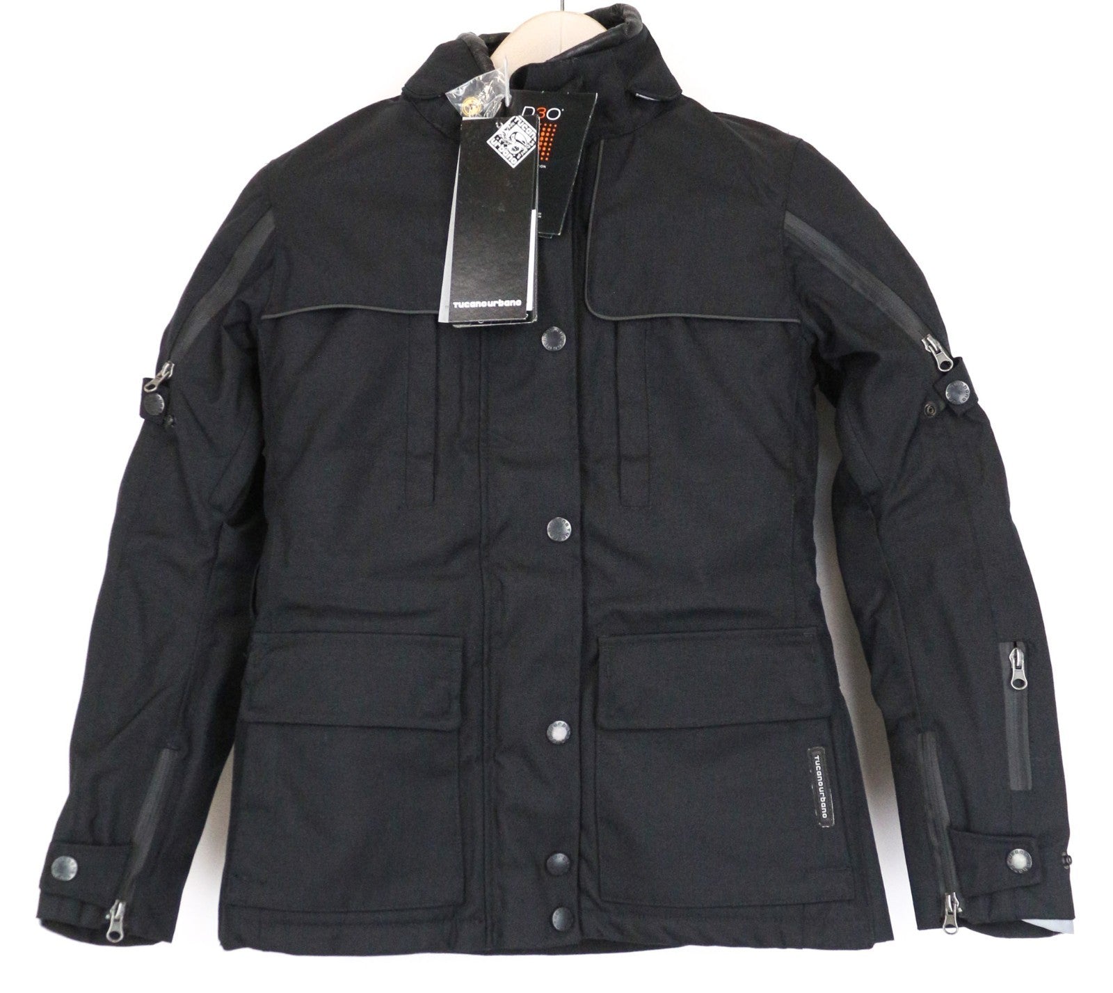 TUCANO URBANO Iris Women Jacket IT38 XS Black Scooter Windproof Breathable