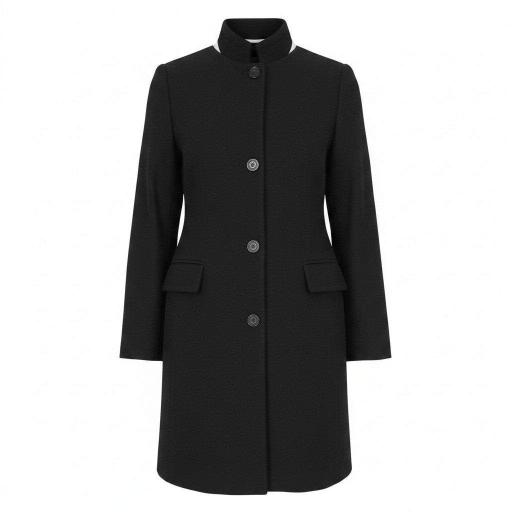 TUCANO URBANO New Carmen Women Coat IT40 S Black Motorcycle Breathable Wool