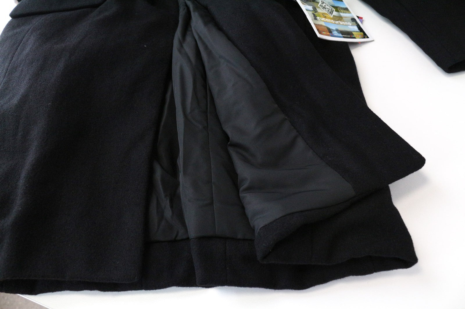 TUCANO URBANO New Carmen Women Coat IT40 S Black Wool Mix Motorcycle Breathable