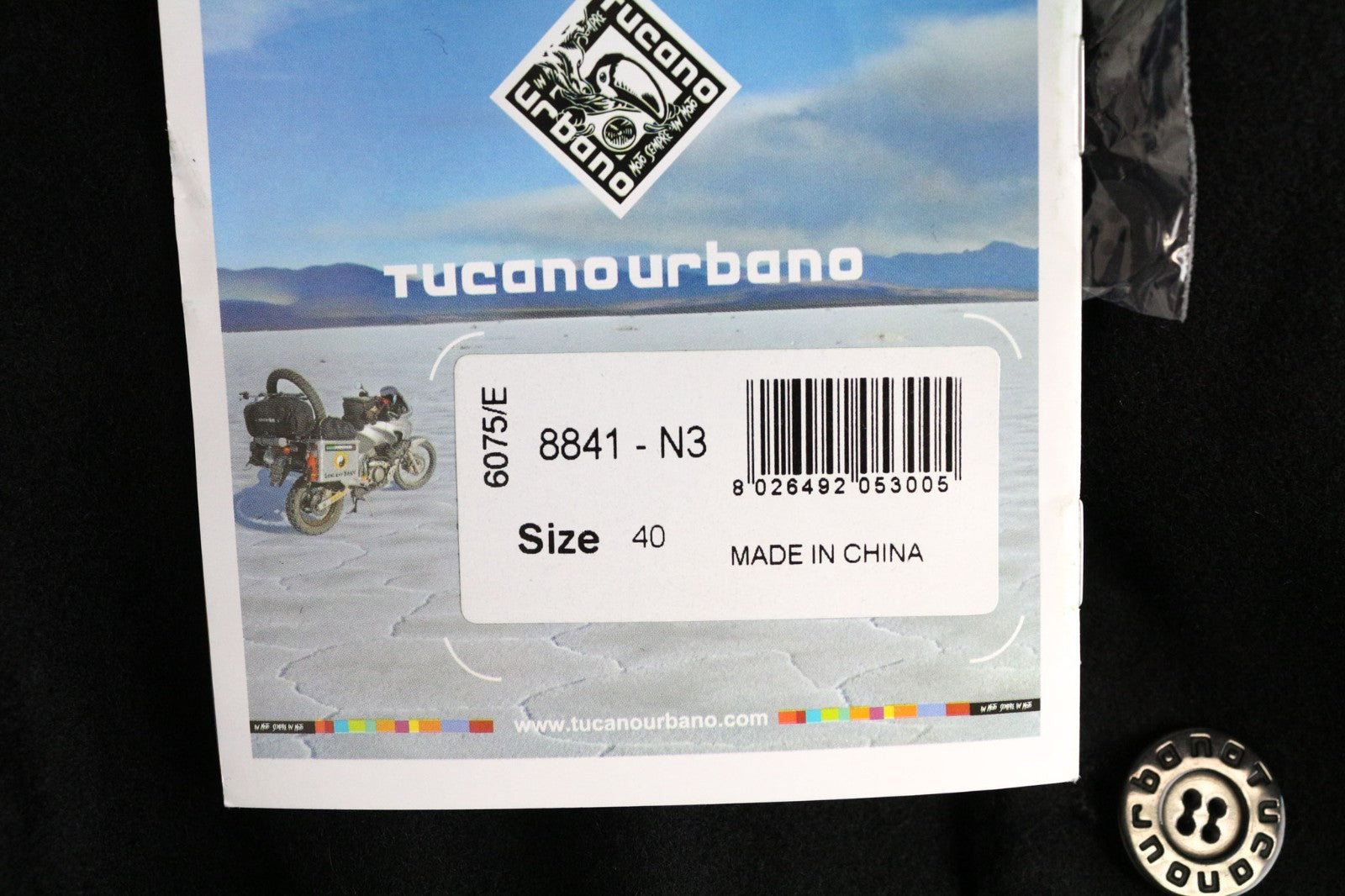 TUCANO URBANO New Carmen Women Coat IT40 S Black Wool Mix Motorcycle Breathable