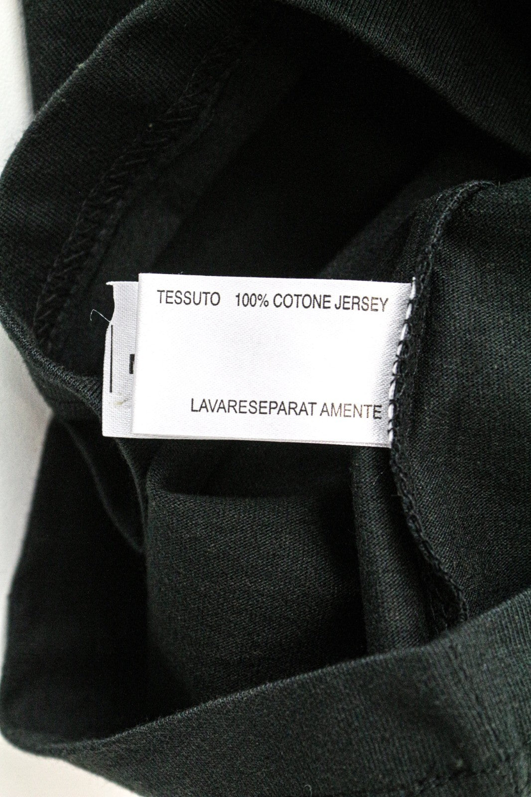 TUCANO URBANO T-TU Lady Women T-Shirt S Black V-Neck Reflective Pure Cotton