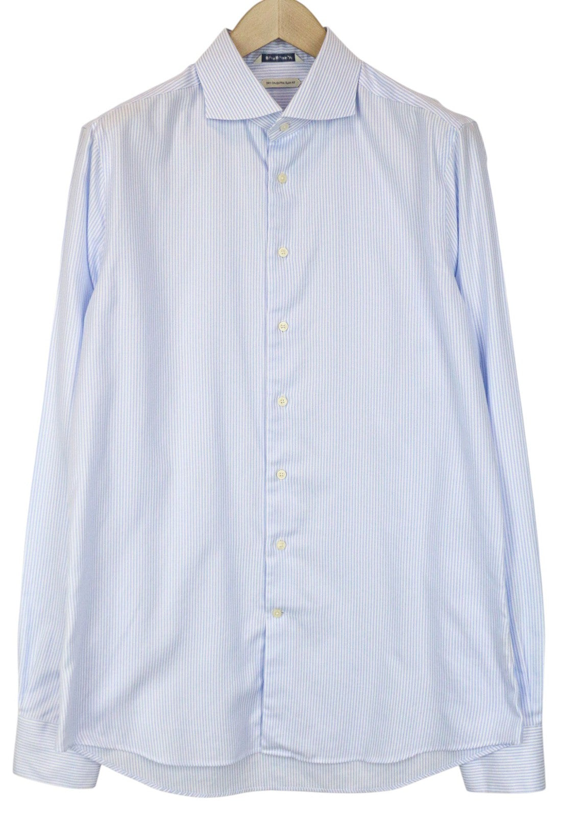 Blaues Twill-Hemd