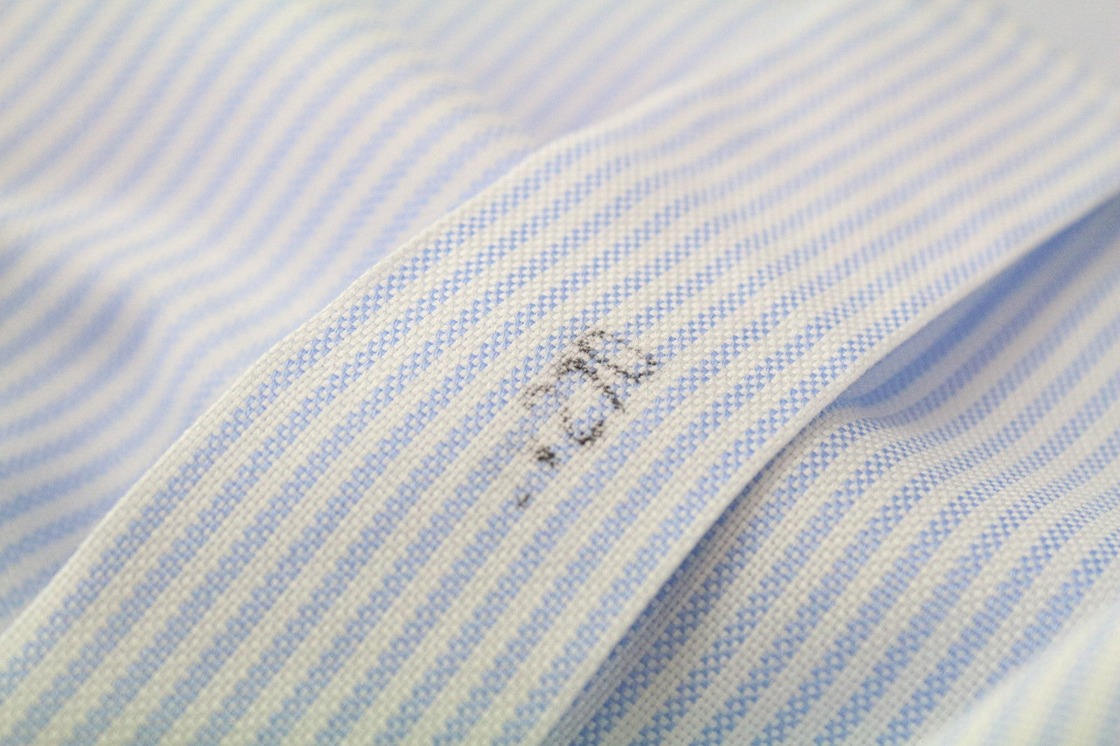 SUITSUPPLY Men Shirt 41L/16L Extra Slim Blue Pure Cotton Striped Twill