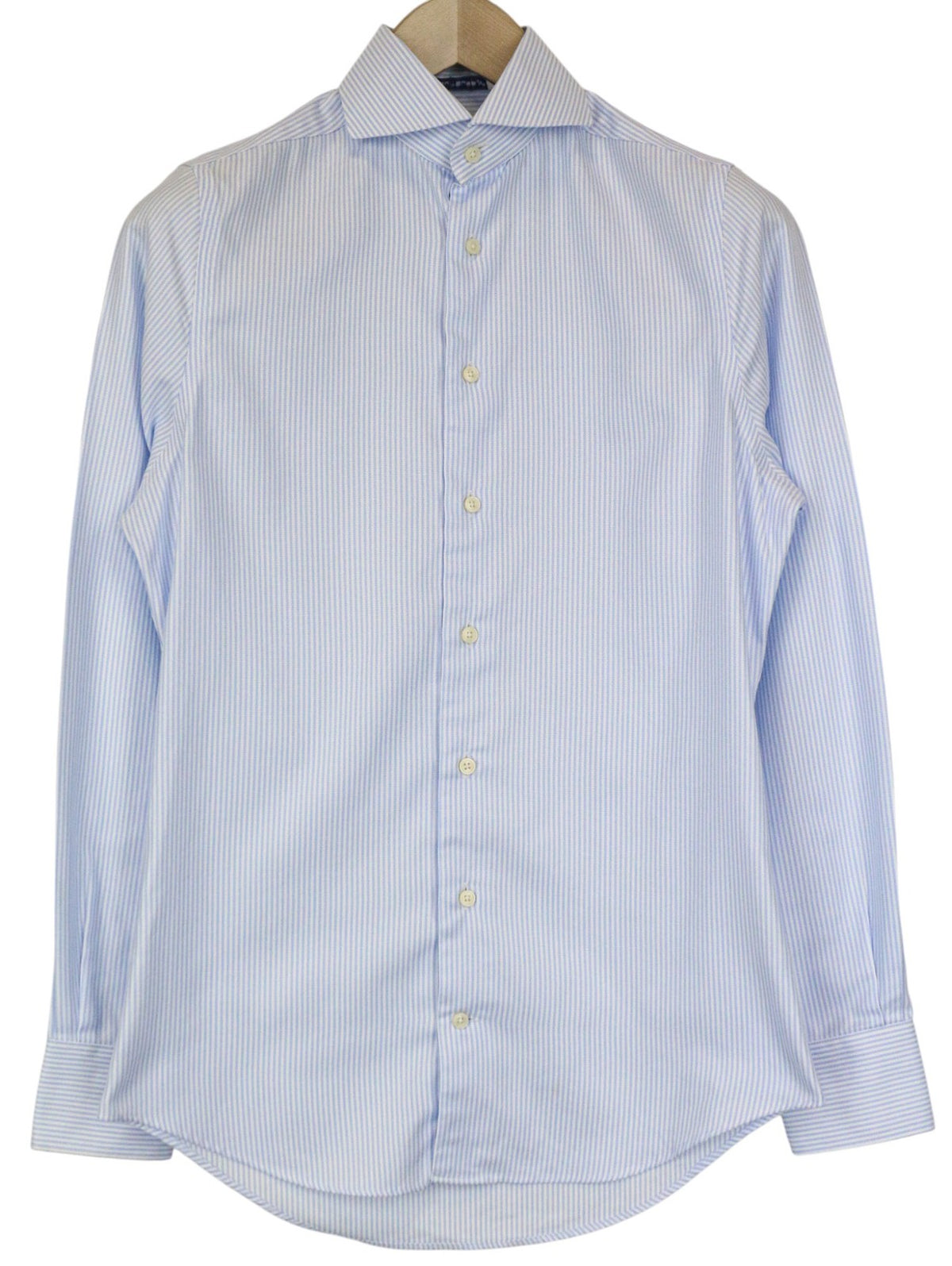 Blaues Twill-Hemd