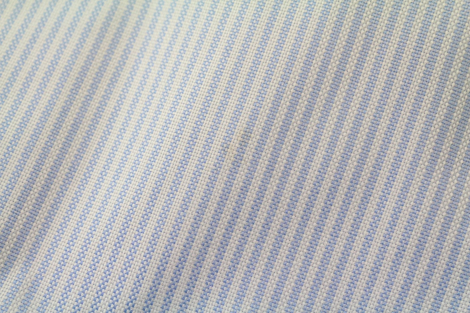 SUITSUPPLY Men Shirt 35/13 1/2 Extra Slim Blue Cotton Cutaway Striped Patterns