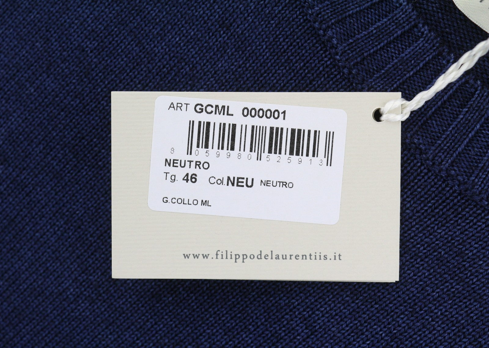 Blue Knit Jumper