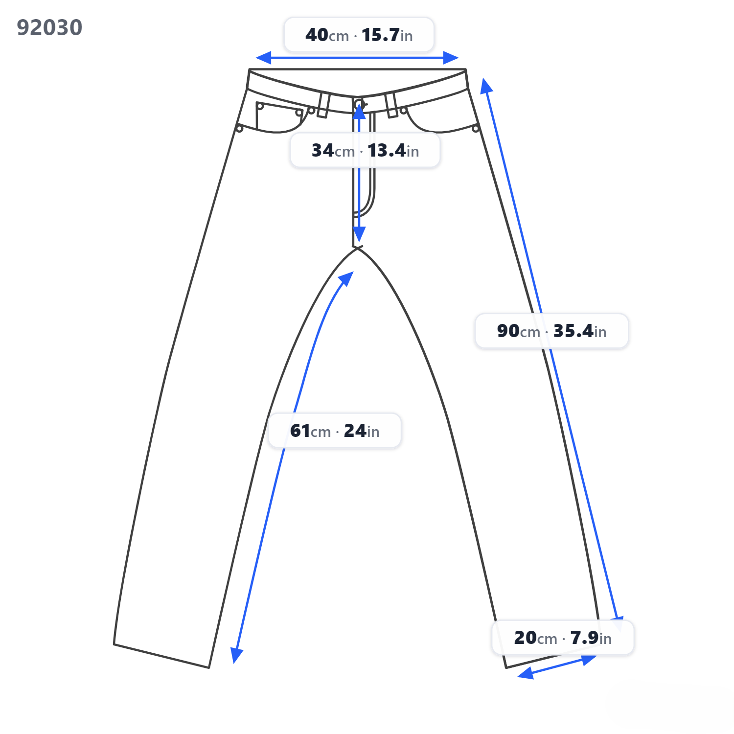 Jeans Cross Over