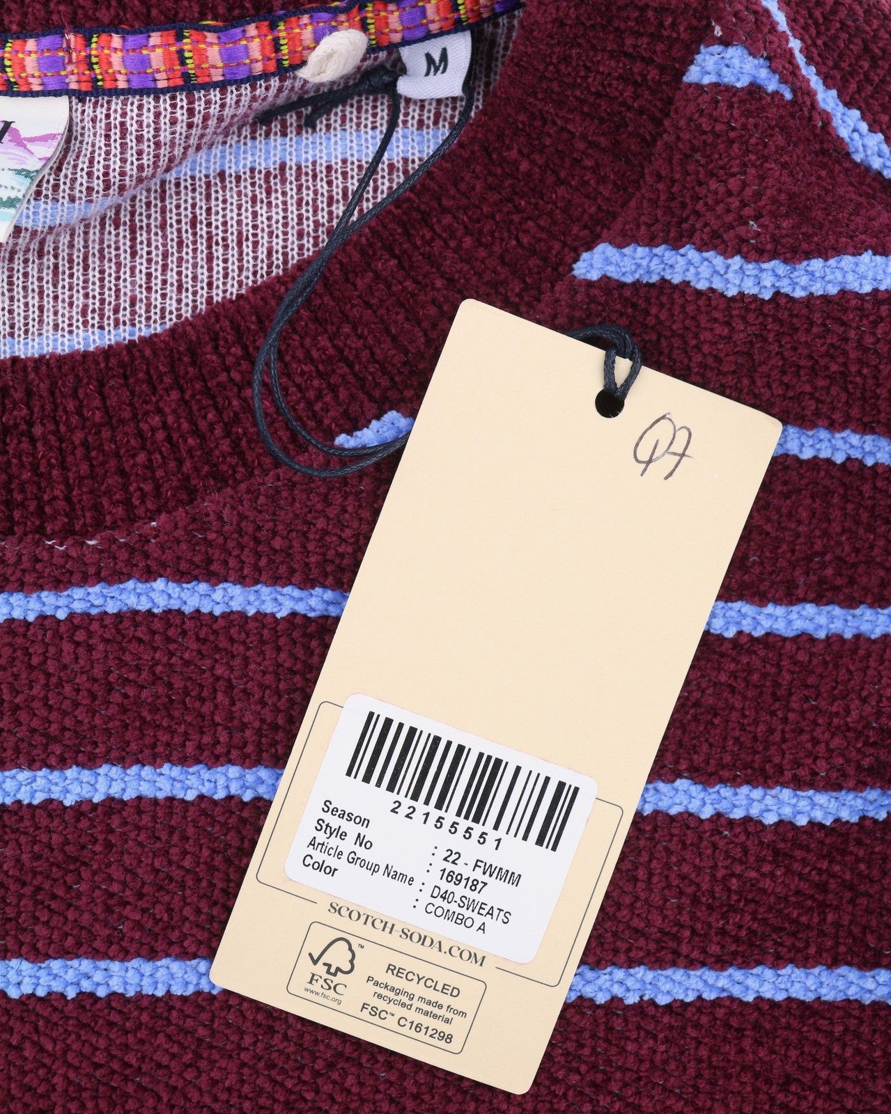 Red Cotton Sweatshirt