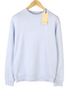 Blue Cotton Sweatshirt
