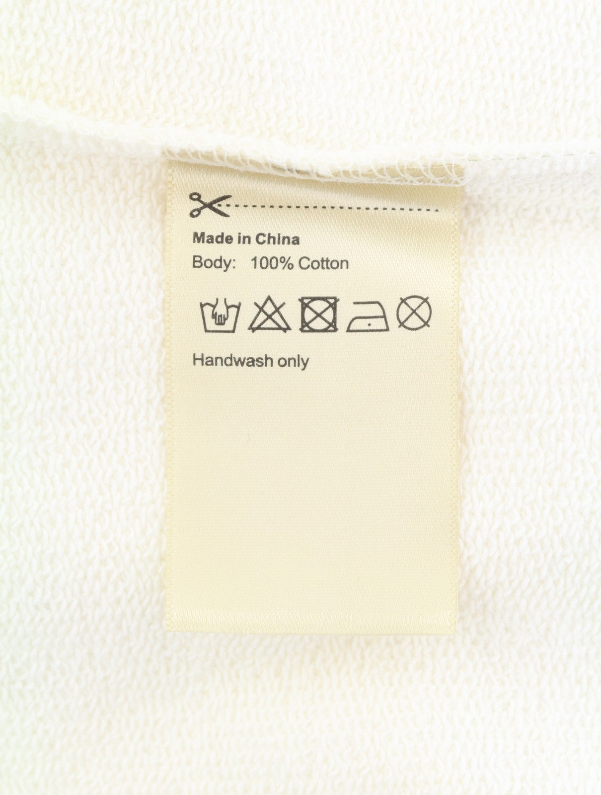 White Cotton Sweatshirt