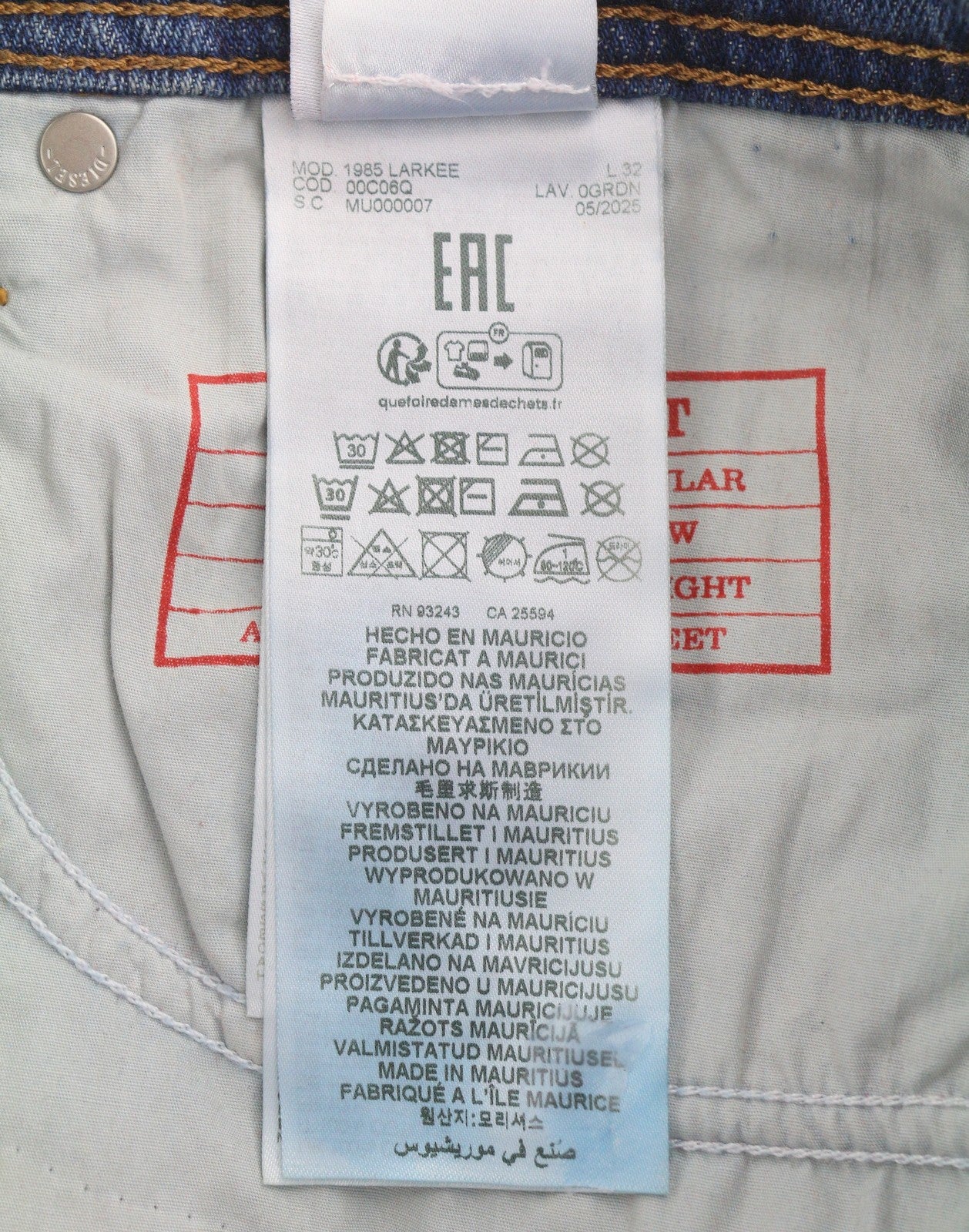 Jeans 1985 Larkee 0GRDN