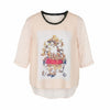 Pink Polyester T-Shirt