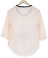 Pink Polyester T-Shirt
