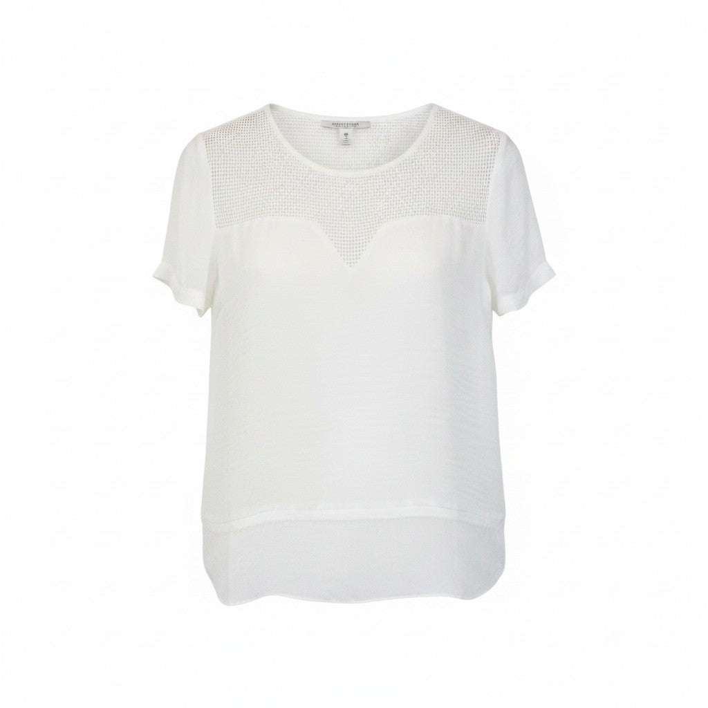 White Twill T-Shirt