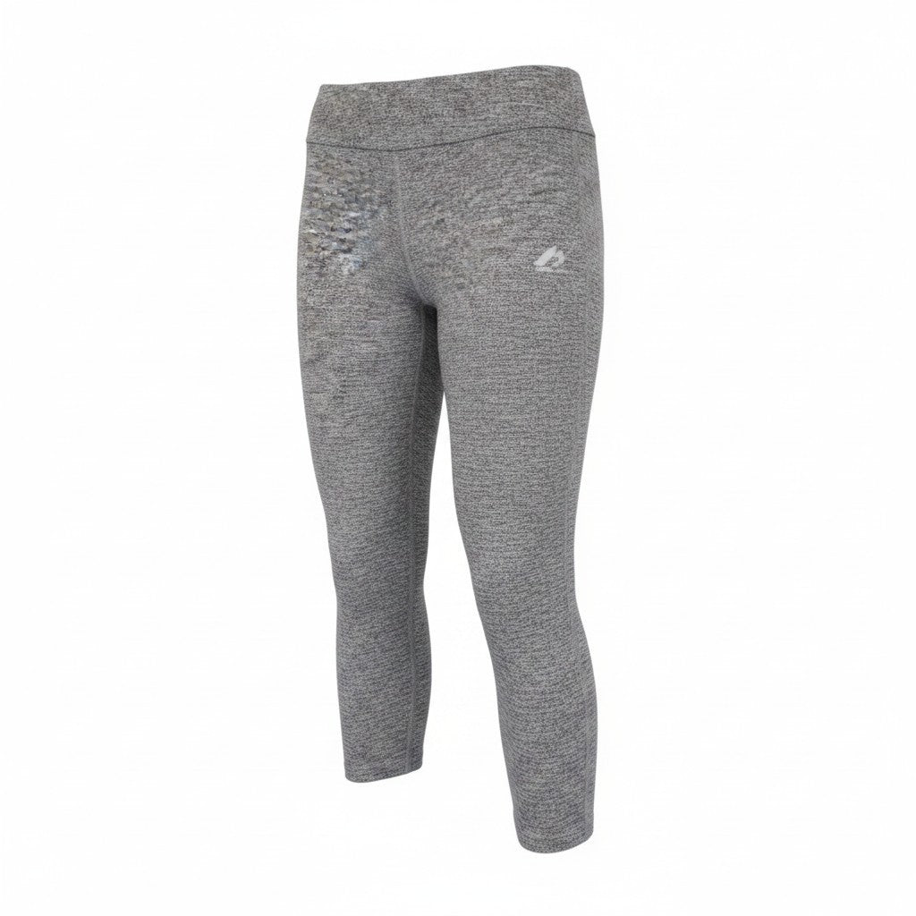 Grey Polyester Sport Leggings