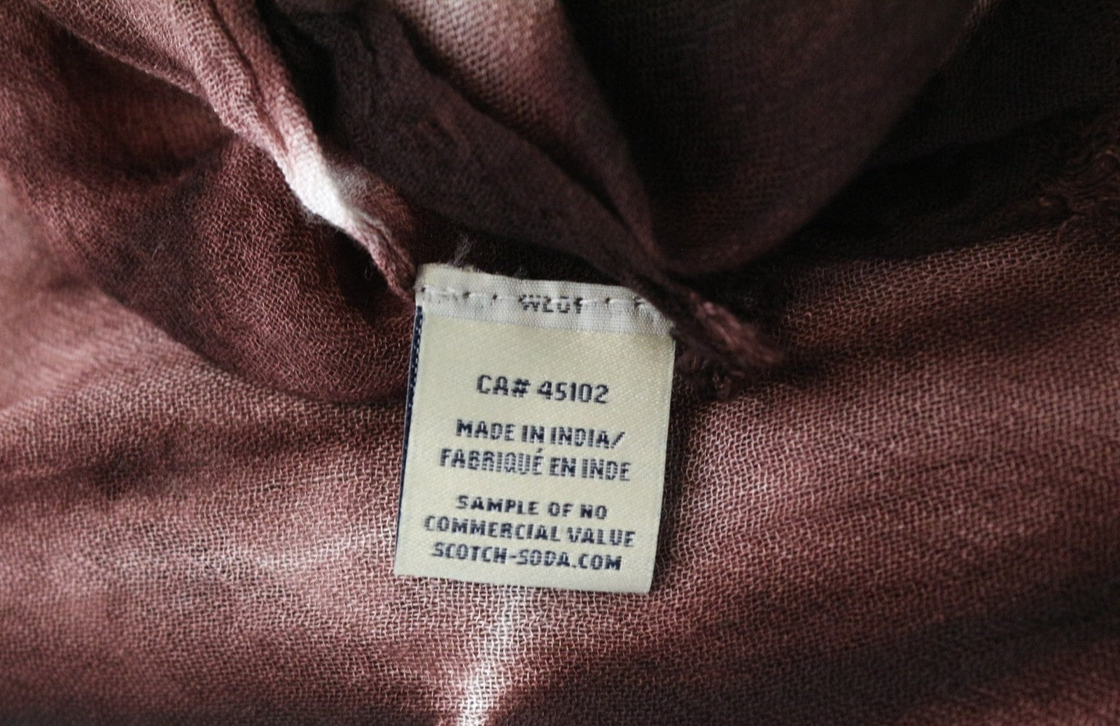 Brown Twill Scarf