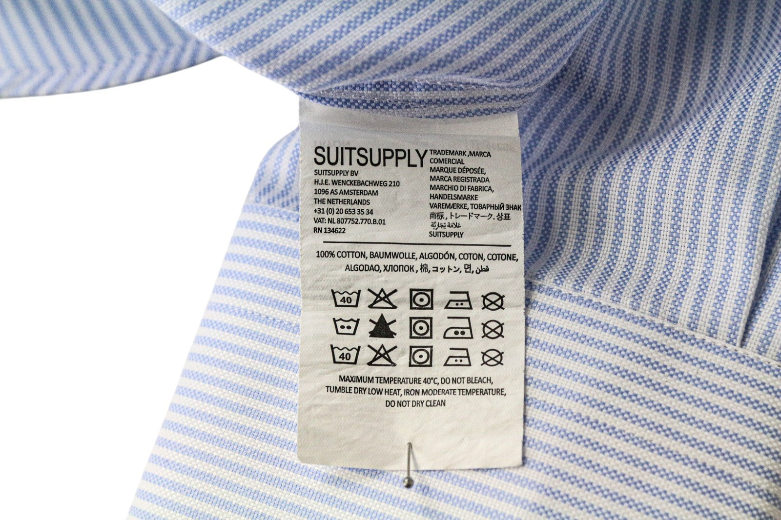 Blue Twill Shirt