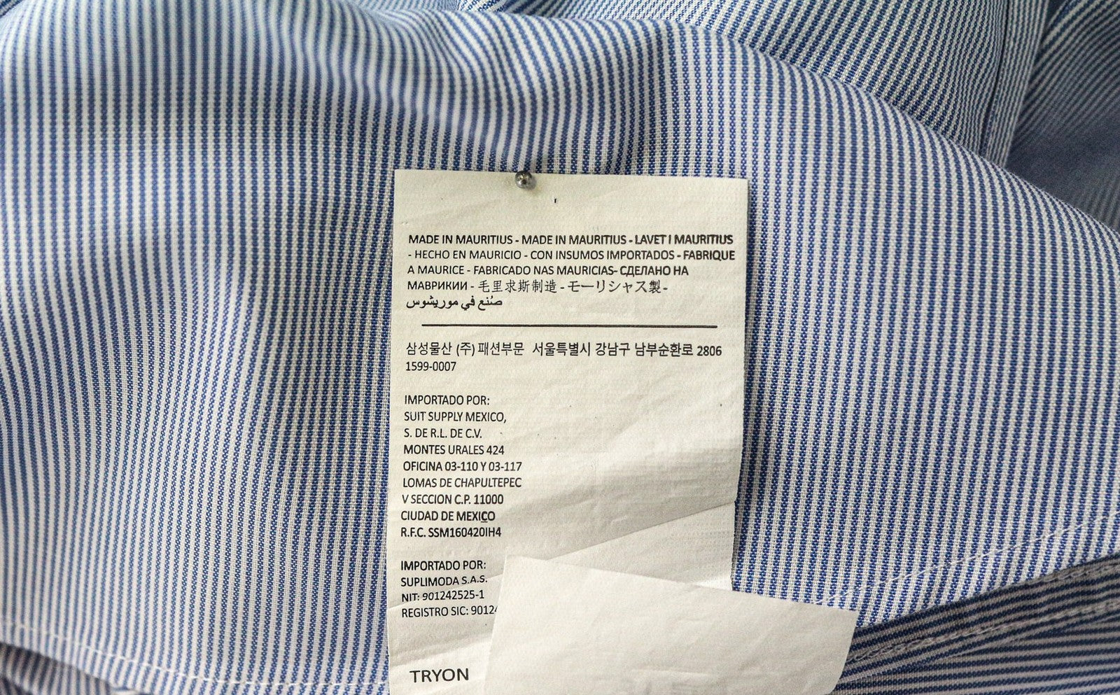 Blue Twill Shirt