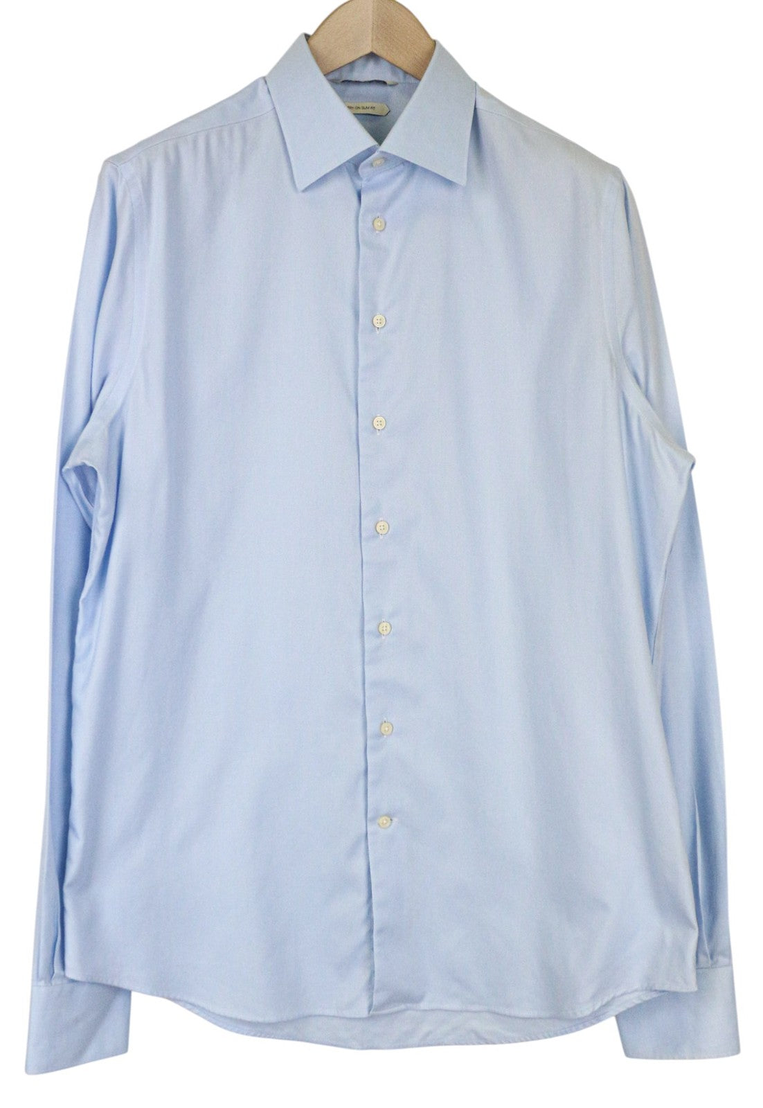 Blaues Twill-Hemd