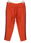 Orange Viscose Trousers