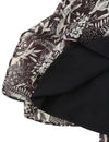 Brown Polyester Skirt
