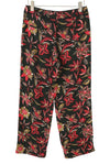 Black Polyester Trousers