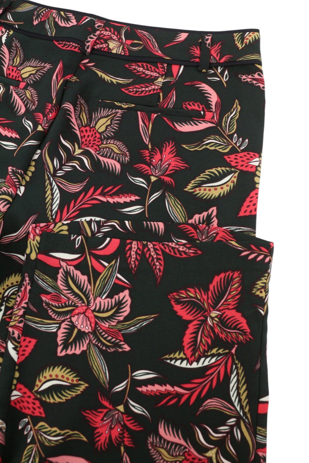 Black Polyester Trousers