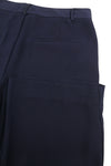 Blue Polyester Trousers