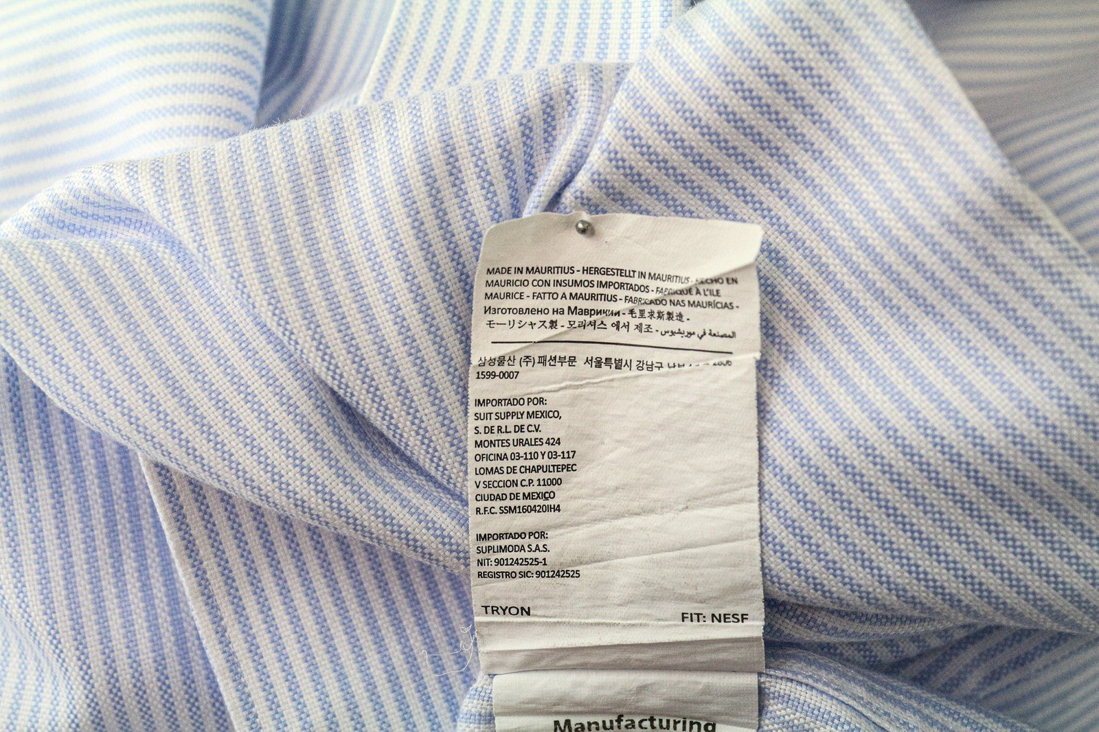 Blue Twill Shirt