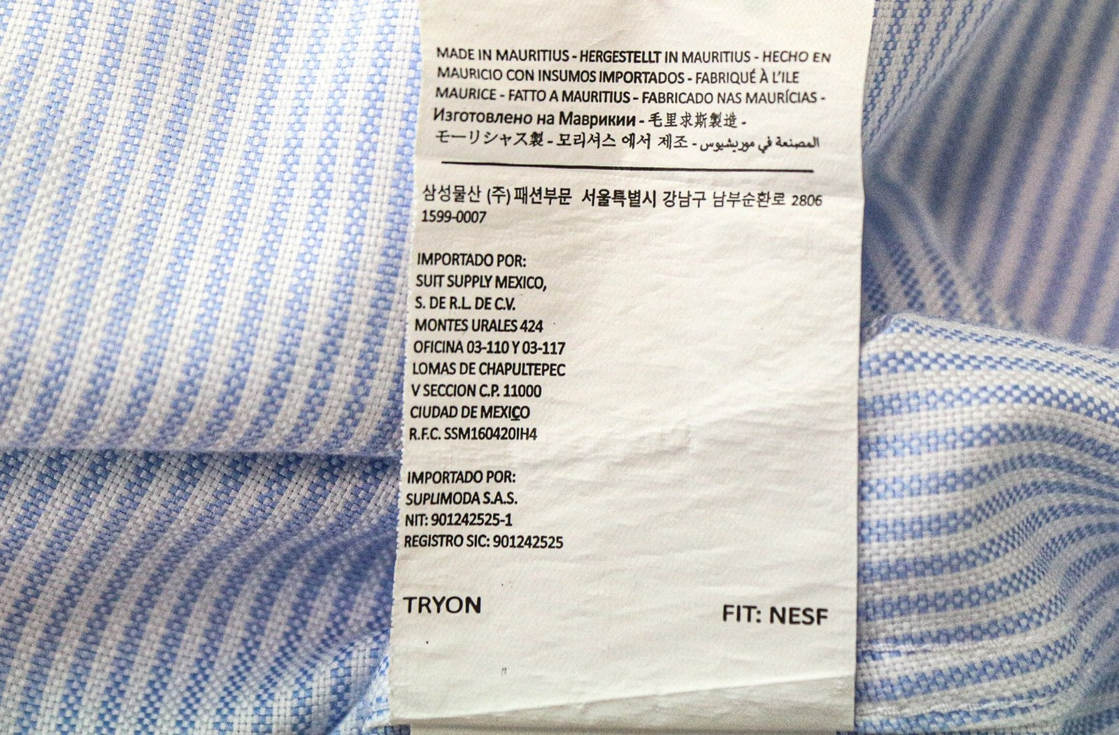 Blue Twill Shirt
