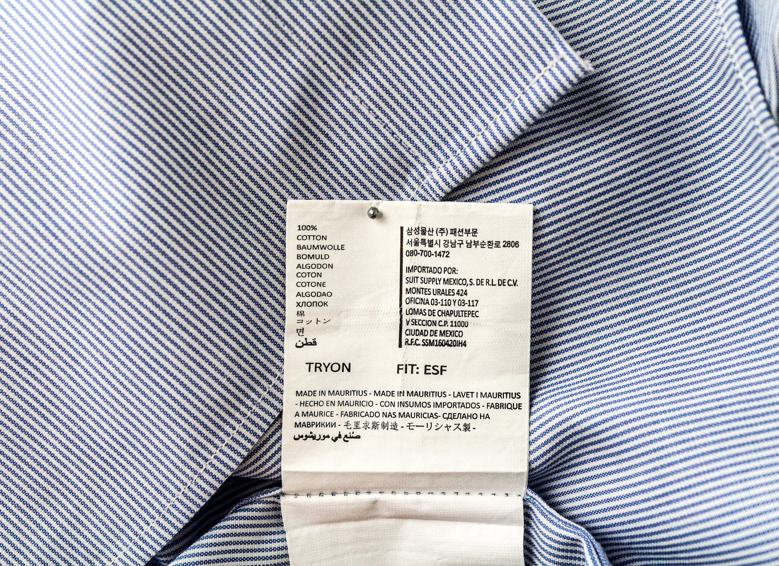 Blue Twill Shirt