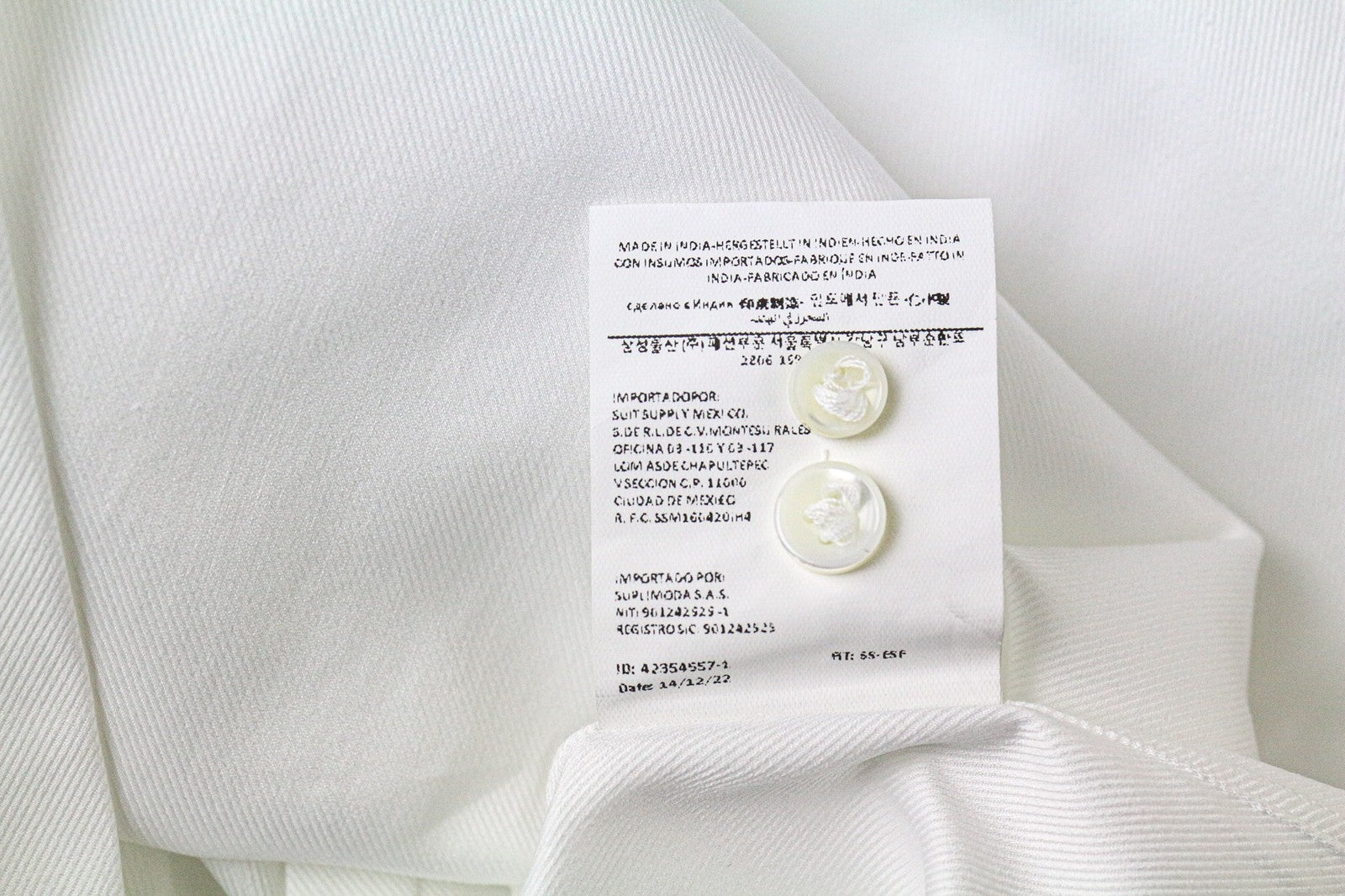 White Twill Shirt