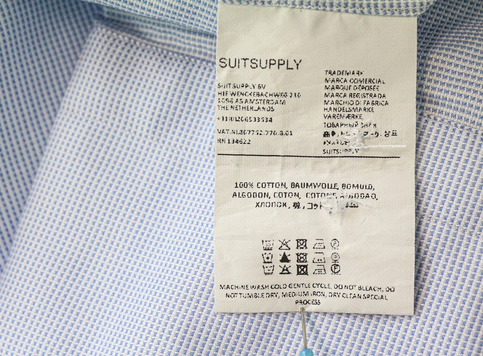 Blue Twill Shirt