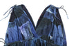 Blue Polyester Blouse