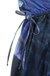 Blue Polyester Blouse