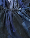 Blue Polyester Blouse