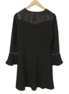 Black Polyester Dress