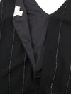 Black Polyester Dress