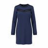 Blue Polyester Dress