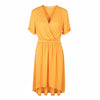 Yellow Polyester Dress