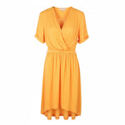 Yellow Polyester Dress