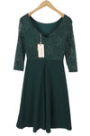 Green Polyester Dress