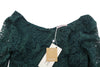 Green Polyester Dress