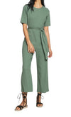 Green Cotton Jumpsuit