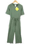 Green Cotton Jumpsuit