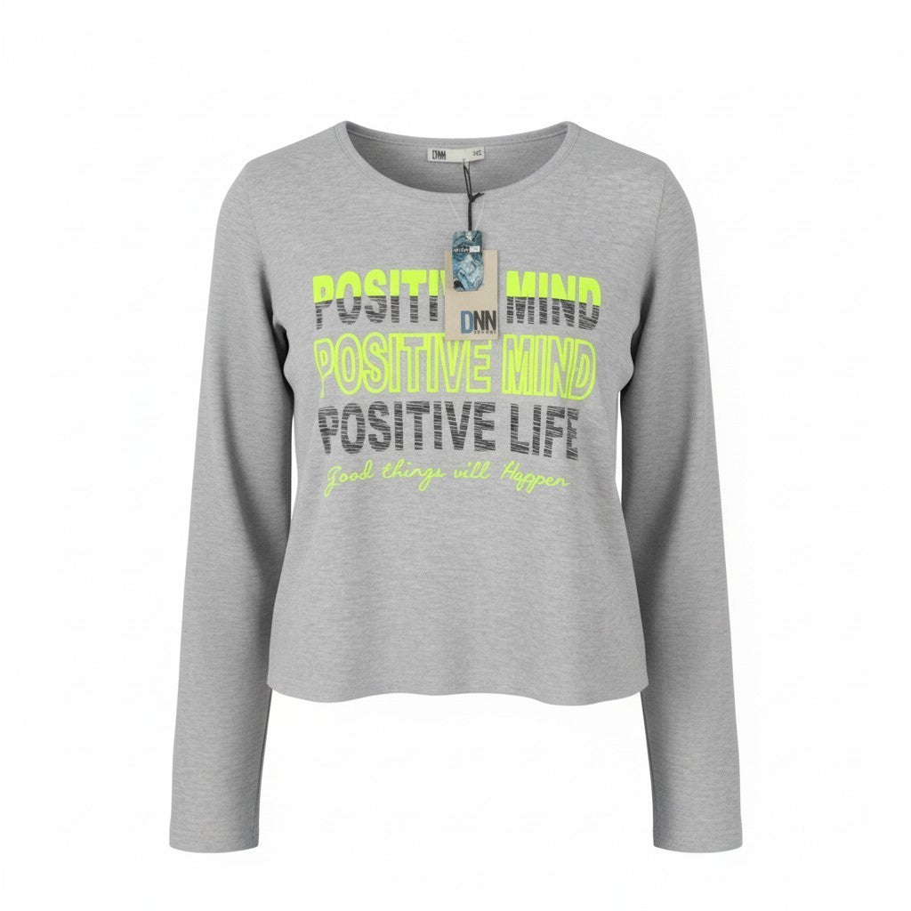 Graues Polyester-Sweatshirt